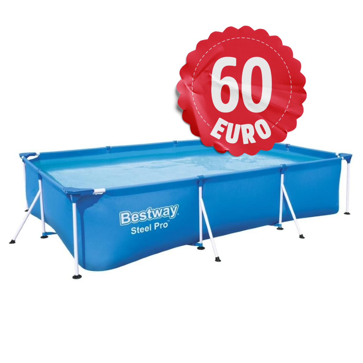 Bestway - Zwembad Steel Pro Set Rechthoek 300